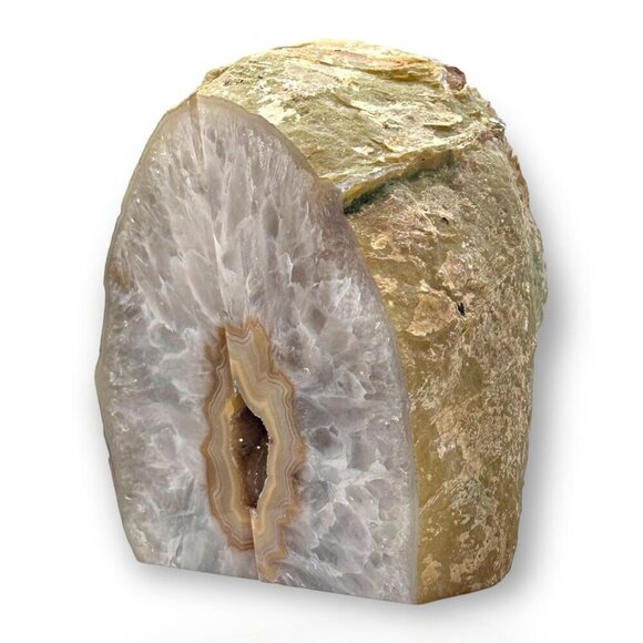 Natural Geode Bookend Butterfly Wings Shape, Unique gift, Weighs 6+ lbs. (EP) - Picture 12 of 15